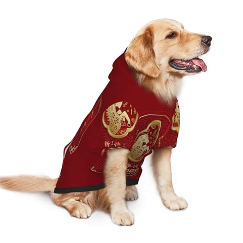 Sudadera con capucha para perro XXL year of the horse miniatura 2