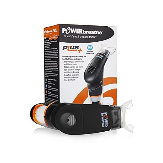 POWERbreathe Plus Medium Resistance Breathing Muscle Trainer