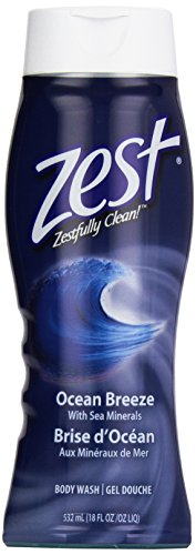 Nettoyant pour le corps Zest Brise océanique fini la peau sèche sous la douche