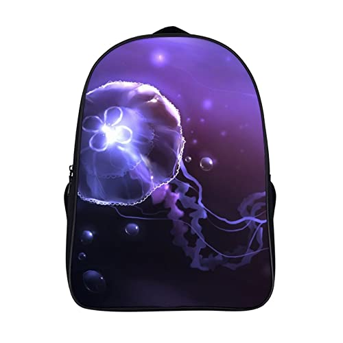 Mochila escolar personalizada tipo mochila 3D cool de medusa para niños y adolescentes