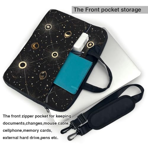 Bolsa para Portátil Geometric Stars Moon 14" Impermeable miniatura 6