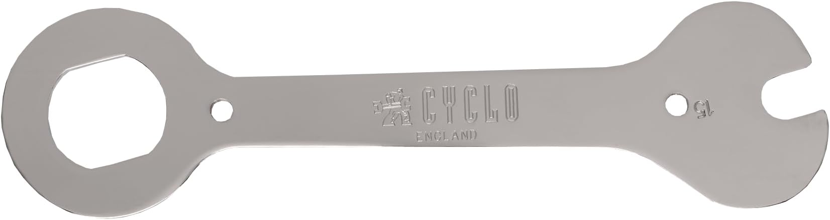 Cyclo CYC360 15 mm Pedal/36 mm Bb Fixed Cup Spanner, Silver