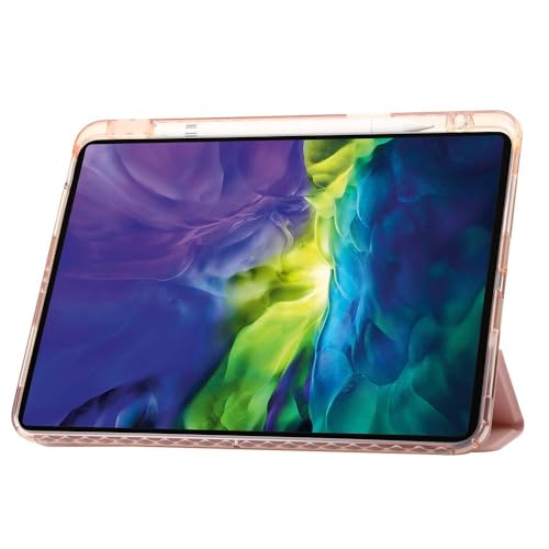 Étui iPad Air 11 M3 2025 protection rose intégrale anti-chute - 4