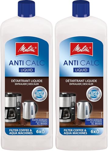 Melitta 90451942 Liquide Détartrant Anti Calcaire pour Cafetières Filtres 250