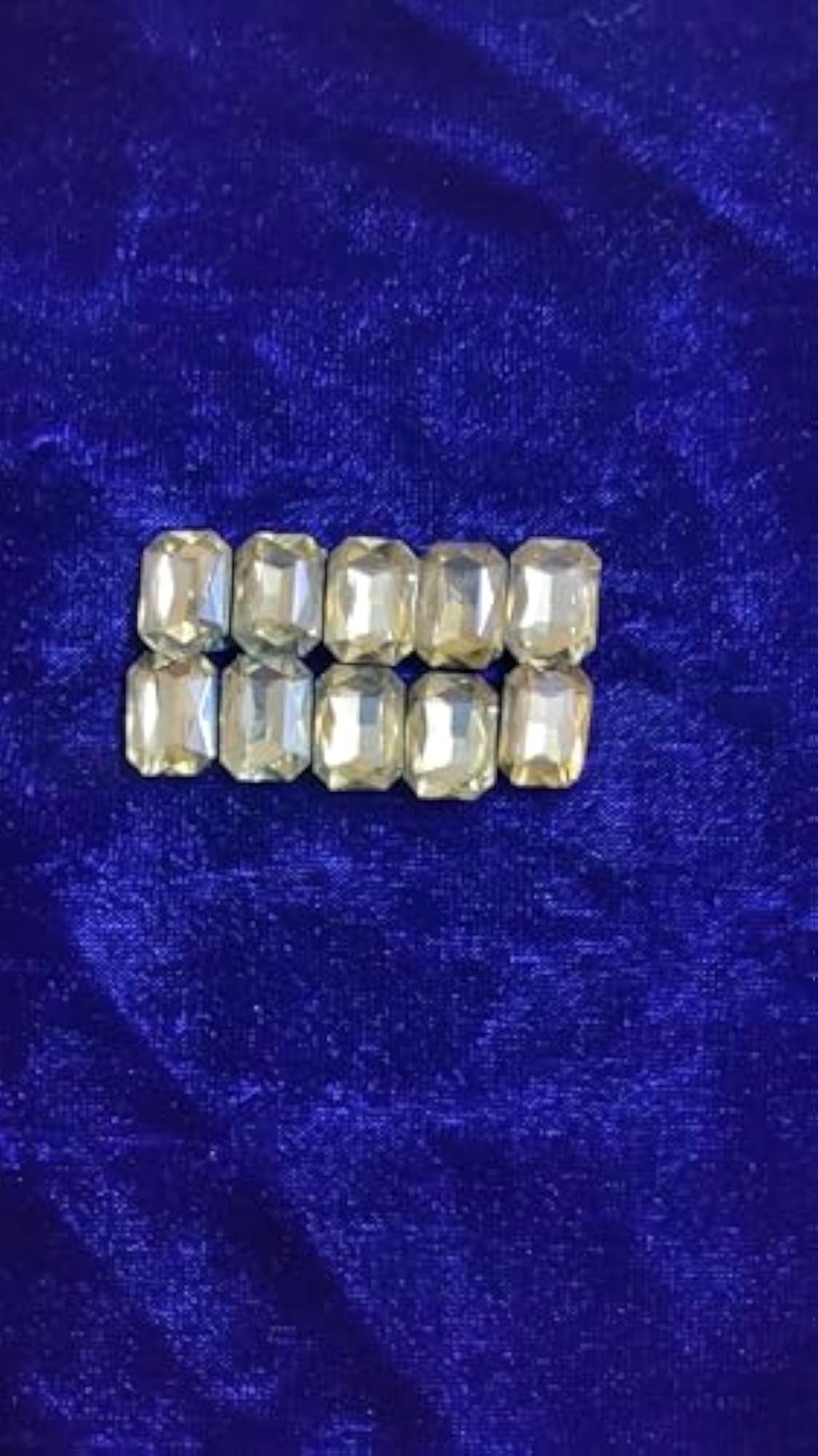 10pc Gold Crystal Hair Clips Set for Bridal Accessories
