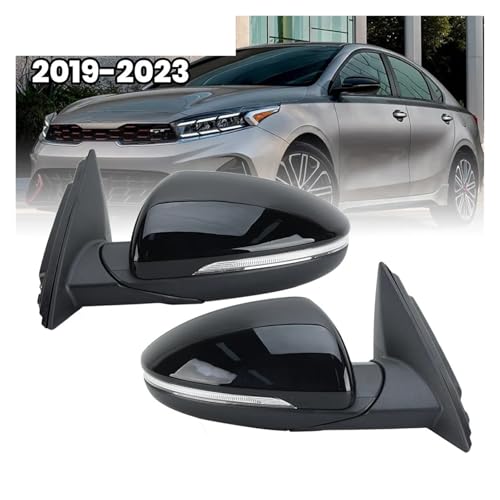 Rétroviseur Kia Forte avec éclairage d'angle mort pour sécurité optimale