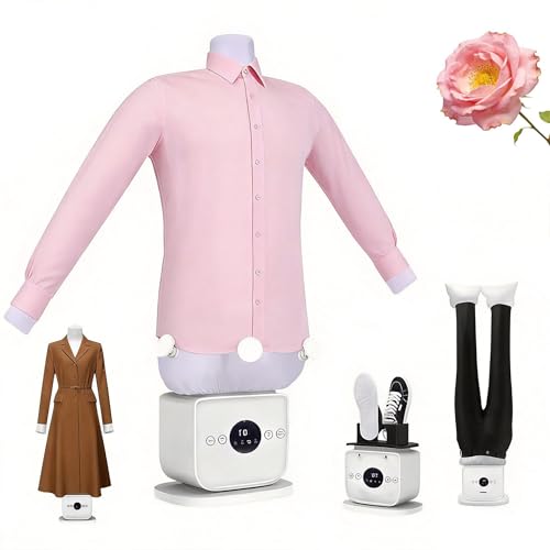 DIUNAOZI Plancha de Vapor Automática, Planchadora de Camisas Inflable Profesional, Quitaarrugas para Camisas, Secado Rápido en 8 Minutos, para Camisas, Pantalones, Zapatos Y Faldas,1400 W C