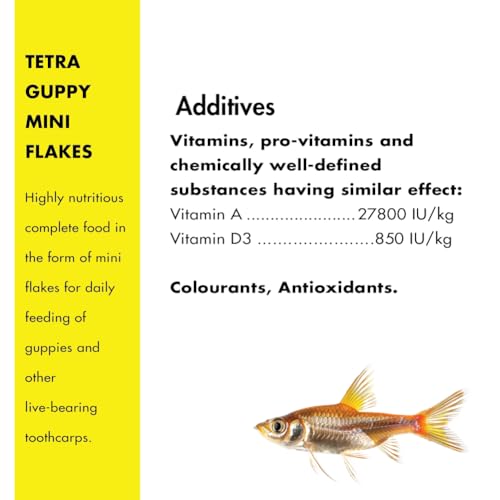 Image of Tetra Guppy Complete Fish Food for All Guppies 30 Gram Fish Food
