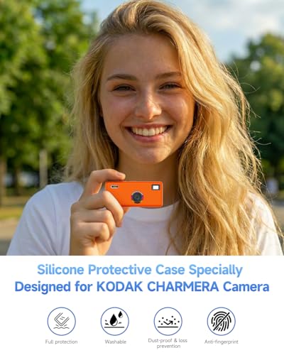 Funda de silicona para cámara Kodak CHARMERA llavero miniatura 2