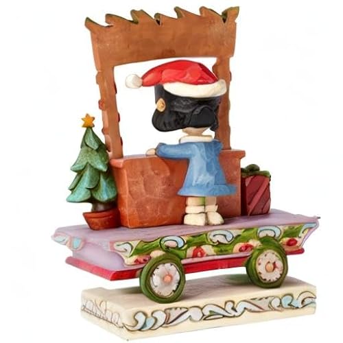 Enesco 6000991 Peanuts By Jim Shore Lucy Christmas Stone Resin Train Car Figurine thumb #2