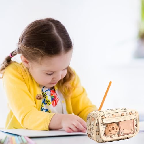 AHEJIOO 25 Stück Capybara Schreibwaren Set, Capybara Federmäppchen, Capybara Sachen, Capybara Mäppchen, Capybara Set, Capybara Federtasche, Capybara Stifte, Süßes Schreibwaren Geschenkset Für Kinder﻿
