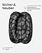 Larkson Hundetragetasche Schwarz - Frida - Aufklappbare Hundetasche für Kleine Hunde bis 8kg - Transporttasche für Hunde & Katzen - Unterwegs als Körbchen Nutzbar