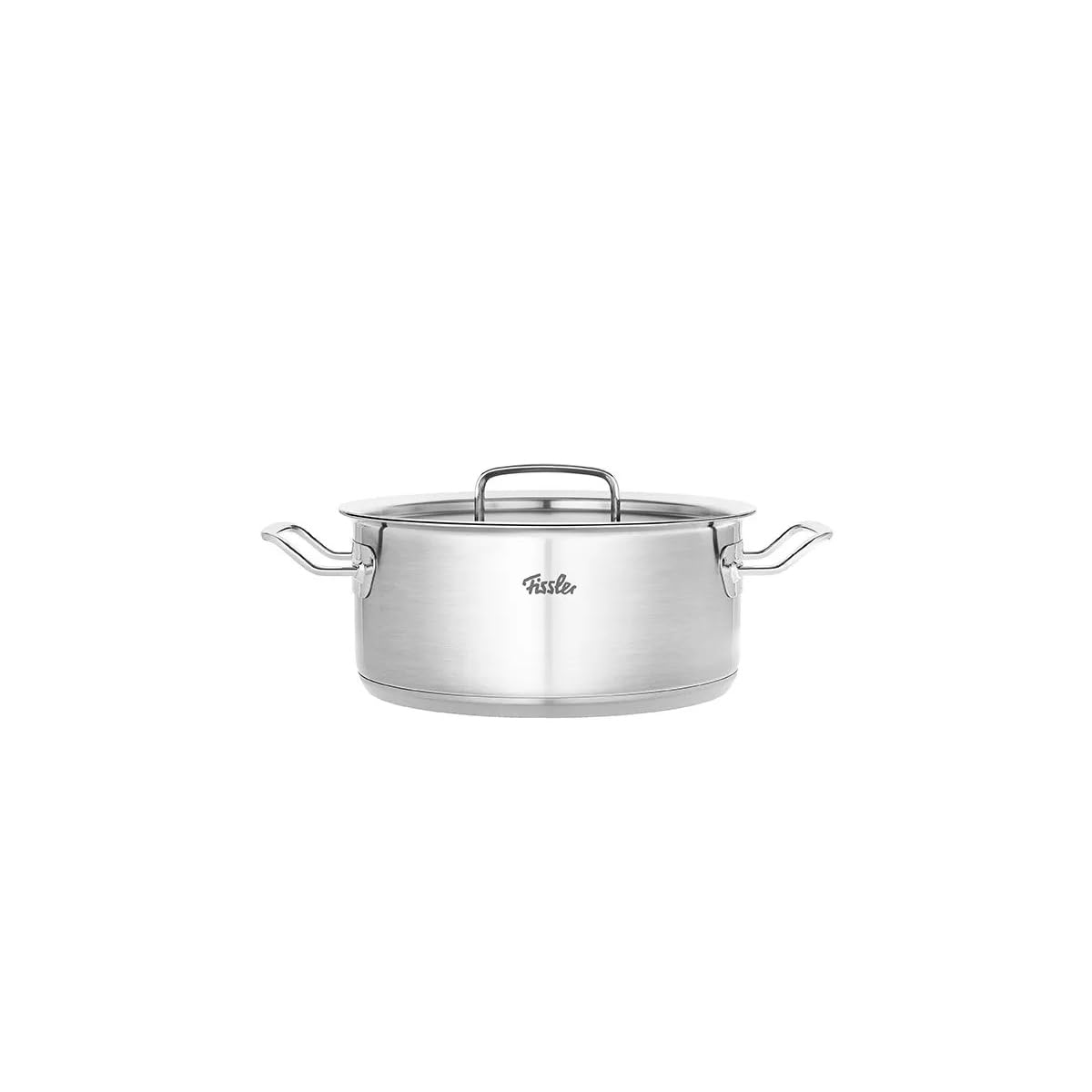 Fissler Originele professionele collectie/roestvrij staal hoge ruimte deksel rond (24 cm) voor potten, pannen en serveerpannen   inductie 084 388 24 200/0 zilver