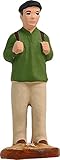Collection : 7 cm Arterra - Santons de Provence - Enfant - Ecolier garçon au Cartable - Collection 7 cm
