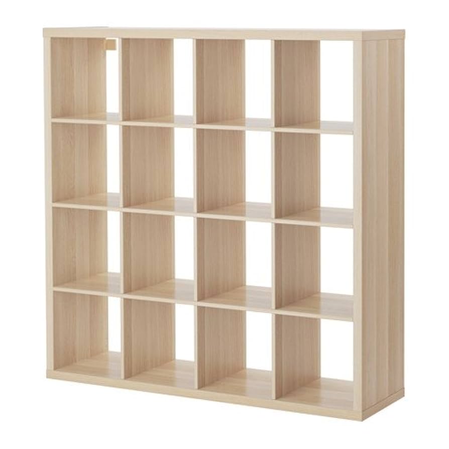 IKEAのシェルフユニット ホワイトステインオーク調 Amazon|KALLAX シェルフユニット, ホワイトステインオーク調