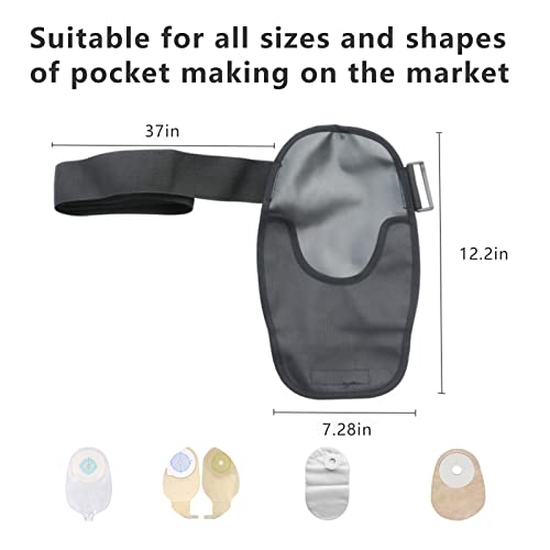 Waterproof Ostomy Bag Covers Adjustable Universal Stoma Pouch Cover For Ileostomy Ostomy Supplies For Women Men (One) #TOP4