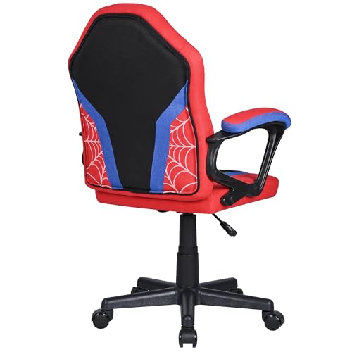 Silla Gaming u Oficina niños Infantil de Tela giratoria ergonómica Estudio o Escritorio con Ruedas Brazos diseño Moderno sillón Gamer Ordenador Videojuegos - imagen 6