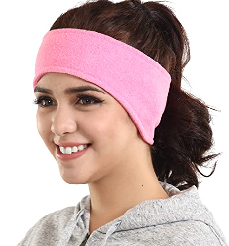 Ear Warmer Headband - Winter Fleece Ear Cover for Men & Women - Warm & Cozy Cold Weather Ear Muffs for Running & Cycling