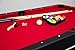 Hathaway Spartan 6 Ft Pool Table, with Ping Pong Multi Game Combo Tables for Family Recreation Game Rooms - Includes Billiard Balls, Cues, Paddles, Brush & More