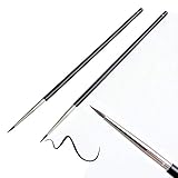 WOIWO 2PCS Eyeliner Brush Eyeliner Cream Brush Fine Eyeliner Brush Beginner Makeup Brush