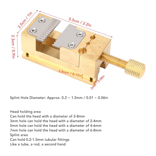 Braçadeira de Torno para Reparo de Relógio, Braçadeira de Bancada de Mesa para Reparo de Relógio, Di