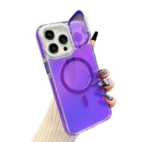 Coque iPhone 12 violette laser parfaite pour regarder vos vidéos en voyage