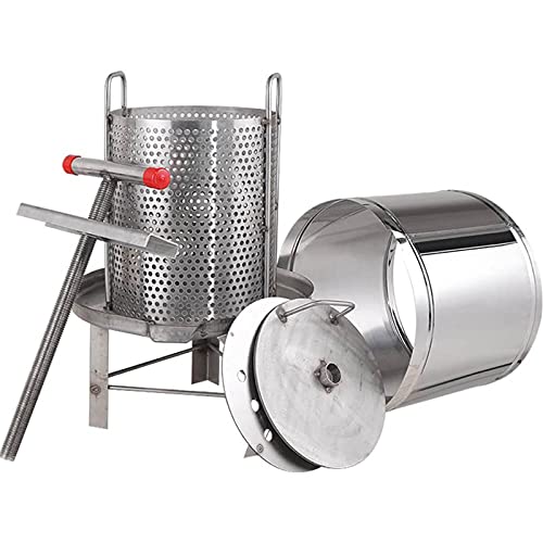 Honigabscheider, Edelstahl-Weinfruchtpresse Mit T-Förmigem Griff, Manueller Honigschleuder Für Große Und Kleine… – Bild 5