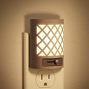 Night Light, Nights Lights Plug Into Wall [2 Pack], Plug in Night-Light, Nightlight, Dusk to Dawn Sensor, Adjustable Brightness Nightlights for Bathroom, Hallway, Stairway, Soft White