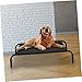 Toddmomy Elevated Dog Bed Cover Replacement Breathable Cooling Mesh Cover for Use for Dogs Easy to Clean Removable Design