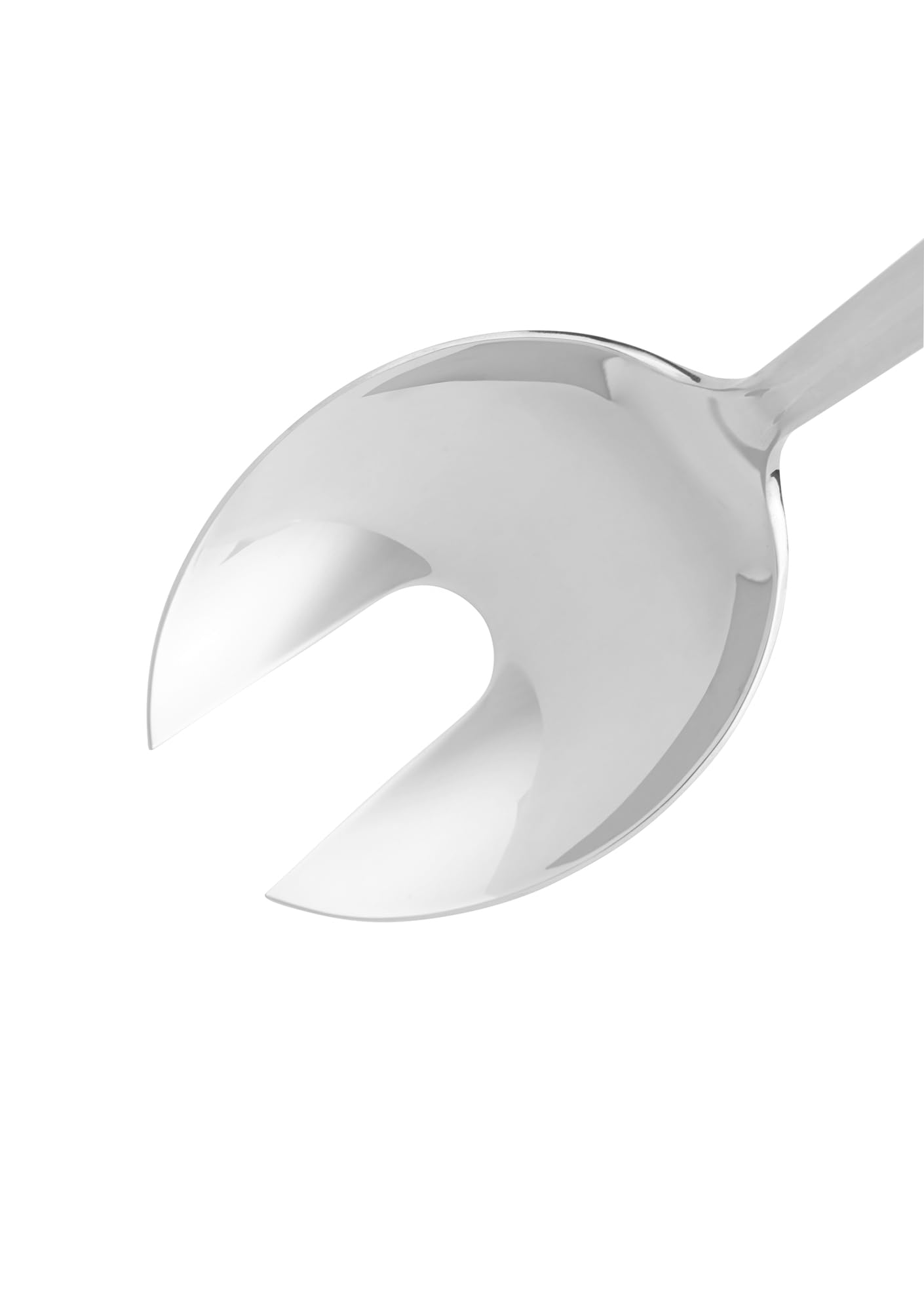 IMEEA Salatbesteck Edelstahl 304 - Servierlöffel & Gabel 24cm Spiegelglanz