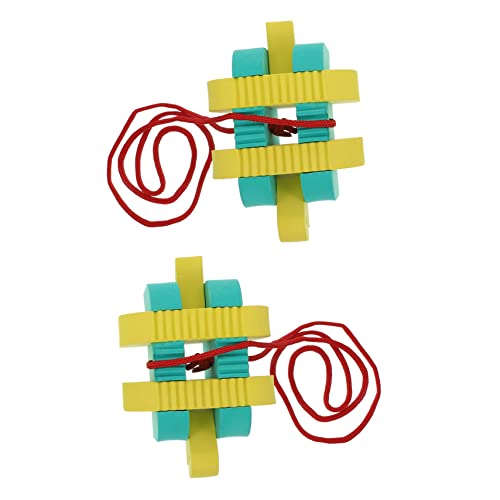 CHICAMPERA Educational Boys and Girls Stilts Toys Boy Girl Sports Stilt for Outdoor Games Toy Long Rope for Balance