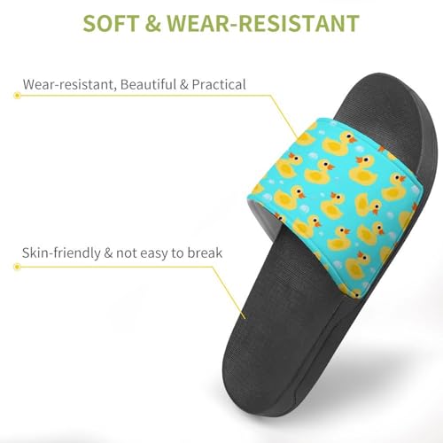 Jeireumteor Cucumbers Pickle Print Bathroom Slippers Soft Indoor Shower Shoes Sole Open Toe Slides Sandals for Womens Mens Unisex4