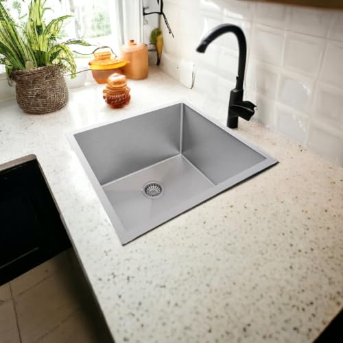 Cuba Gourmet Quadrada em Aço Inox 35x35 Cm Premium Escovada para Cozinha