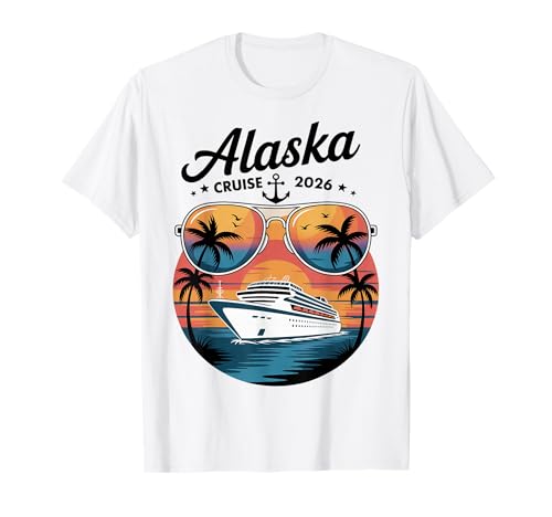 Alaska Cruise Vacation 2026 Scenic Family Trip Friends Group T-Shirt