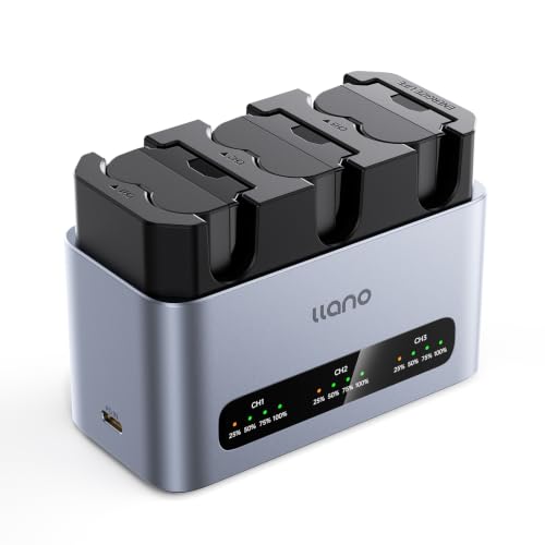 llano 3-Pack NP-W235 Batteries and 30W Fast Charger for Fujifilm GFX100RF XT5 XT4 VG-XT4 X-S20 GFX100S GFX50S II Heat Dissipation Aluminum Alloy Body 2400mAh Capacity LED Diisplay