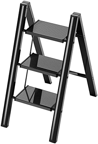 ACULIP Ladders Work Platform Scaffolding Platform, Ladder Household Folding Stair Thickened Aluminum Alloy Indoor Climbing Stairs Multi-Functional Flower Stand Ladder Trestle