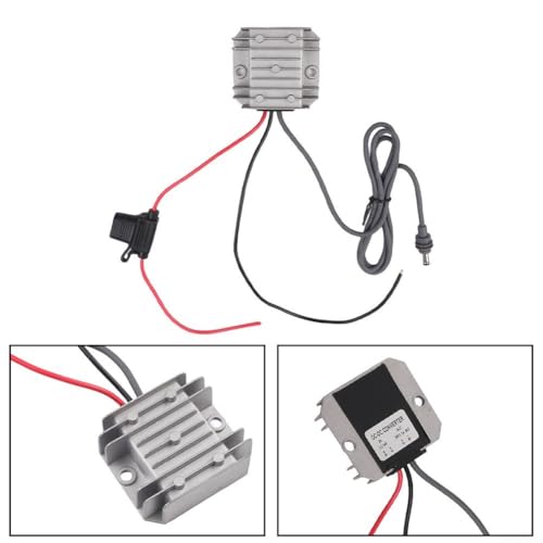 Convertidor de impulso de 30V impermeable IP68 con fusible integrado 2