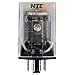 NTE Electronics R02-11D10-12 R02 Series General Purpose Multicontact DC Relay, DPDT Contact Arrangement, 10 Amp, 8 Pin Octal Plug, 12 VDC
