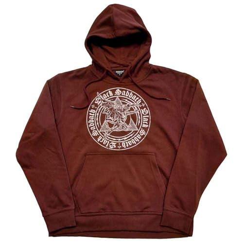 Sweat-shirt Black Sabbath Henry Pyramid noir unisexe à capuche