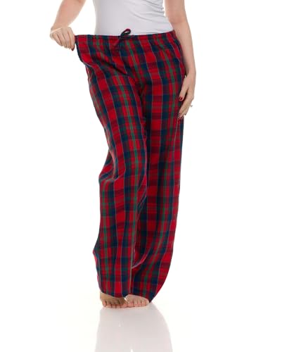 Sexy Basics Women's Lounge & Sleep PJ Pants | Soft Flannel Brush Long Bottoms |Drawstring & Pockets | Multi Packs3