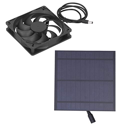Efficiënte Warmteafvoer Ventilatie 50W Zonnepaneel Fan Kit 5 Tot 12V voor Keuken Kas