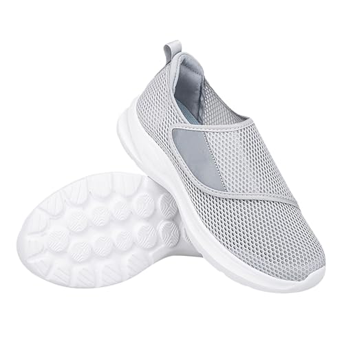 SRTUMEY Zapatillas Pronador Mujer Zapatos para Mujer, Zapatillas de Deporte Tejidas Transpirables para Caminar, sin Cordones, de, con Soporte para el y Las Manos Zapatillas CóModas Mujer