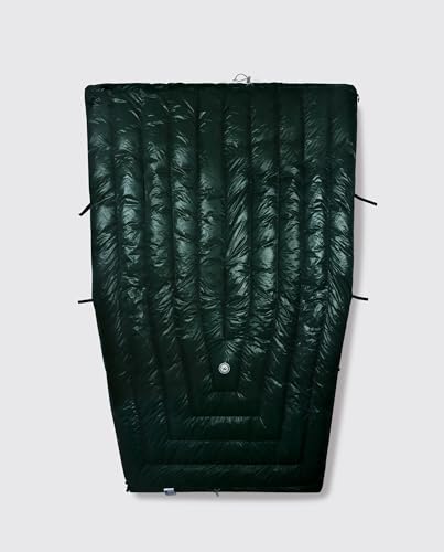 Tiny PRO Series 10D Lightweight 800FP Wearable Down Sleeping Bag Quilt para Camping y Outdoors Adulto miniatura 3