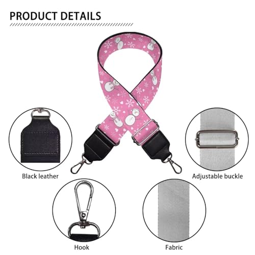 Image of Jeiento Wide Purse Strap Wide Shoulder Strap Adjustable Replacement Belt Soft Guitar Shoulder Straps for Women Girls Gifts