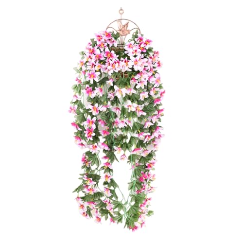 Flor colgante artificial 90 cm para decoración miniatura 5
