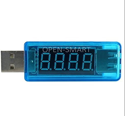 10pcs lot USB Charge Current/Voltage Tester USB Voltmeter Ammeter DC Blue