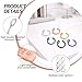 Amzlysdok 12PCS Fake Nose Ring, Multiple Colors Fashion Clip On Nose Ring Hoop,No Piercing Needed Nose Cuff,Faux Piercing for Women, Men(8mm)