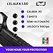 LTL Alfa 1.50 Full Power Air Gun | Non Lethal Defense Training and Self Defense Weapon | Pepper Balls and Rubber Ball Gun (18 Joules and .50 Caliber with 2.1G Rubber Balls Included)