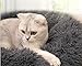 Fhodigogo Hundebett Klein Hund Hunde Donut Hund Hundekissen Katzenbetten Katzenbett Donut Katzenhöhle Hundebett Rund Katze Bett Katze Kuschelbett Donut Für 3KG