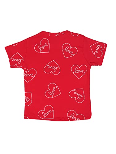 Image of NammaBaby Baby Girl Pure Cotton Hoseiry Regular Fit T-Shirt Top Tshirt - Pack of 3